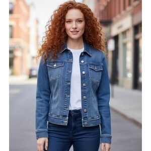 St John's Bay Jean jacket Blue Size M Tall